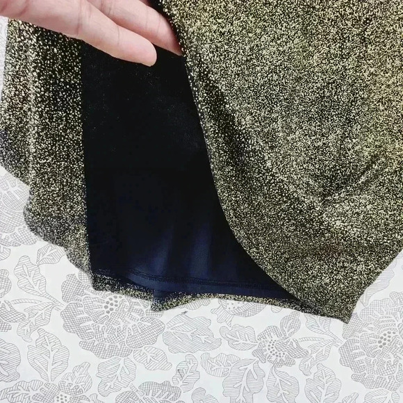 City Chic Strappy Shimmer Midi Sleeveless Sheath Dress Size S/ 16W - Picture 5 of 9